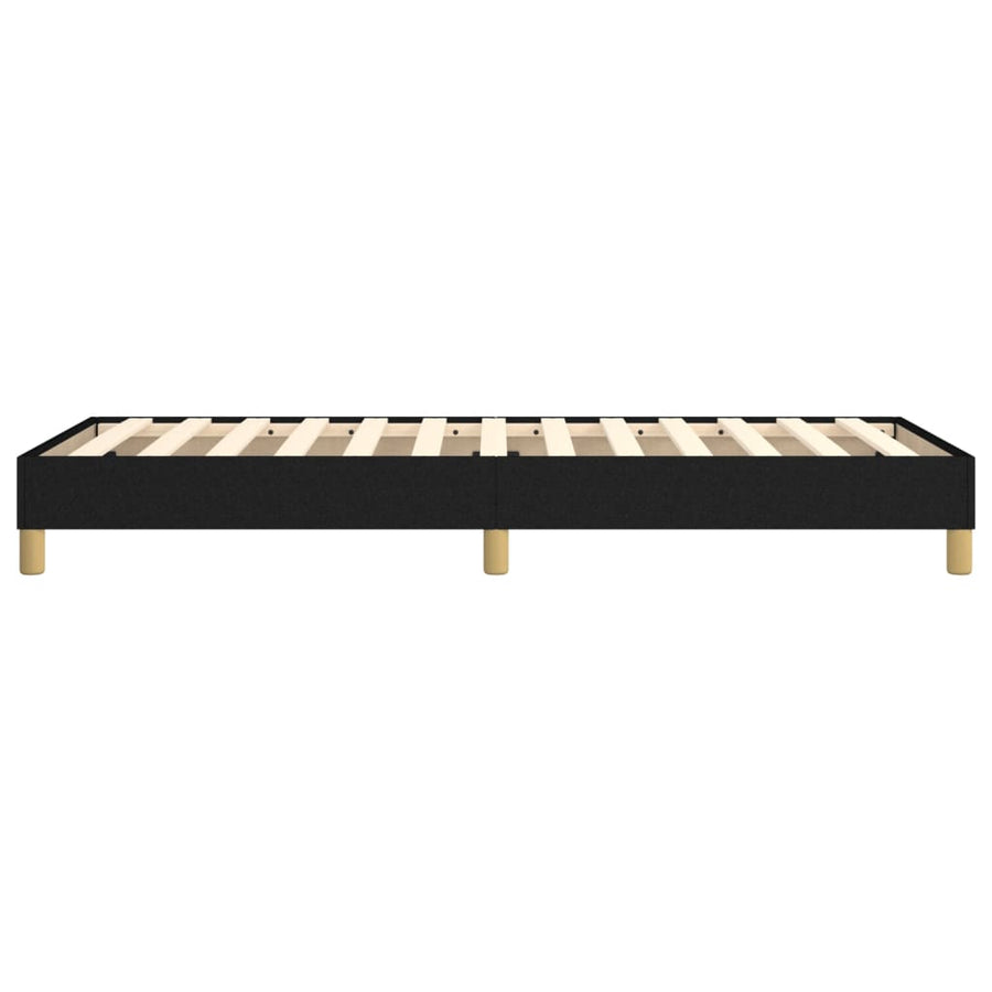 Boxspringframe Stof Zwart 80 x 200 cm 25 cm