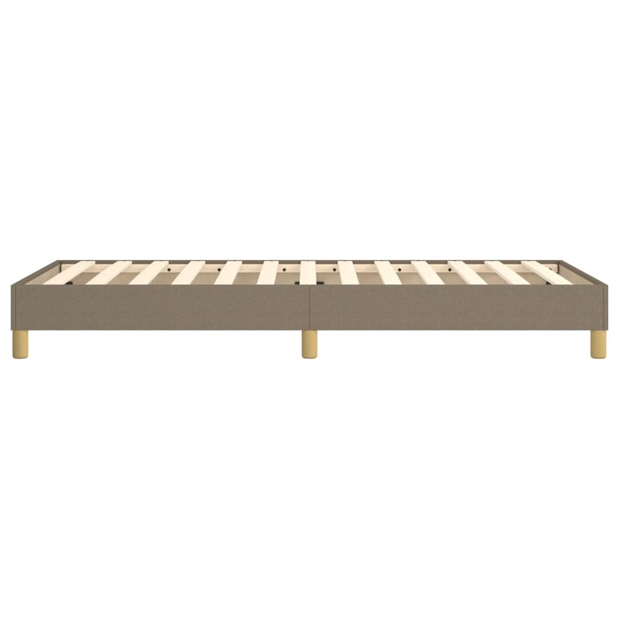 Boxspringframe stof taupe 80x200 cm 80 x 200 cm 25 cm