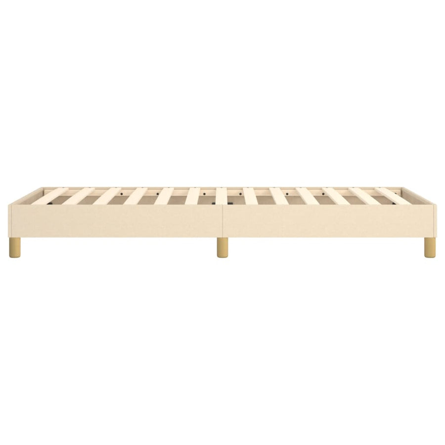 Boxspringframe Stof Kleurig Crème 80 x 200 cm 25 cm