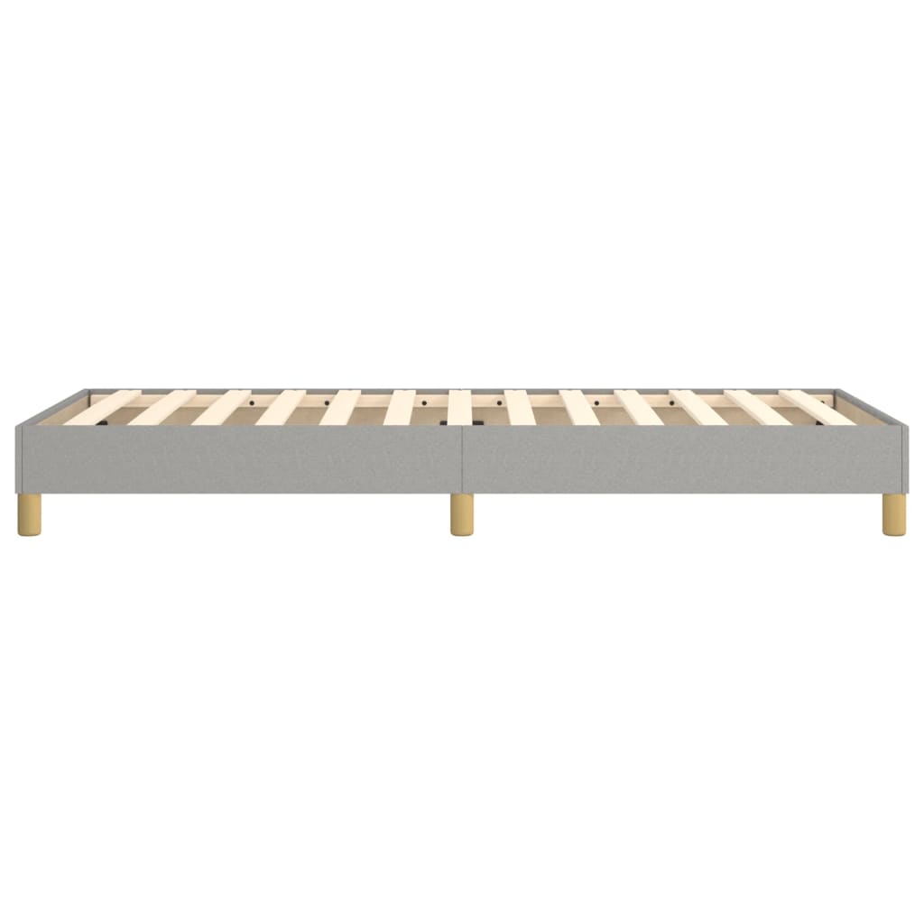 Boxspringframe Stof Lichtgrijs 90 x 190 cm 25 cm