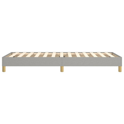Boxspringframe Stof Lichtgrijs 90 x 190 cm 25 cm
