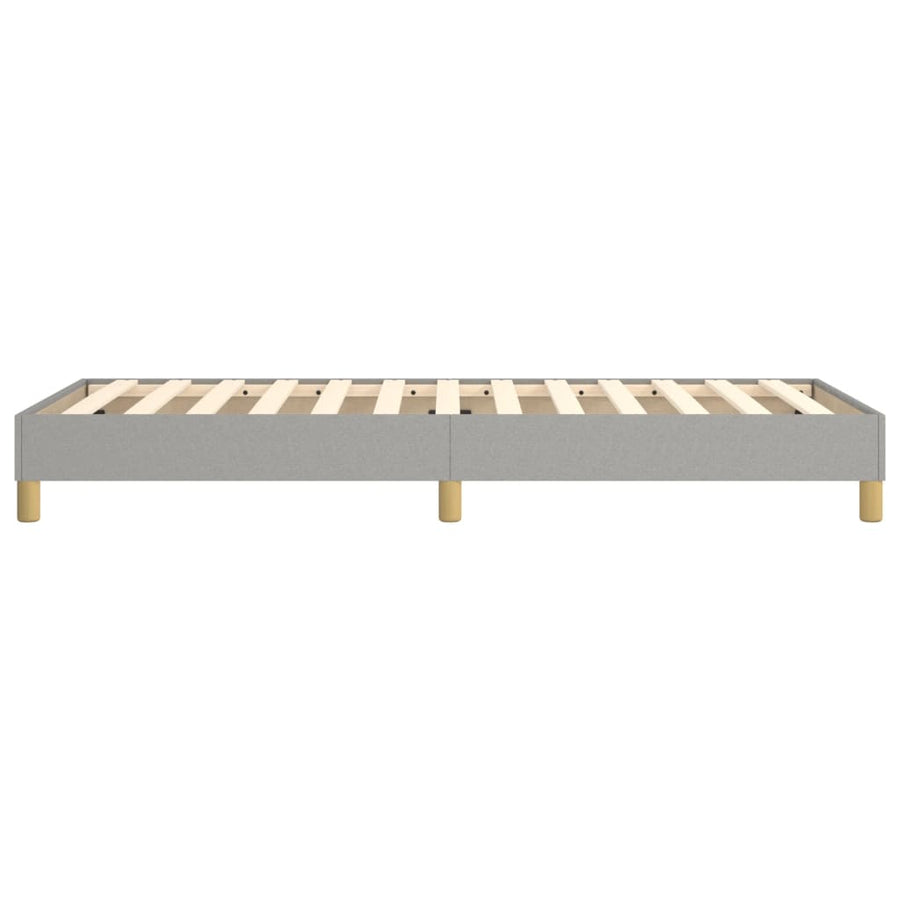 Boxspringframe Stof Lichtgrijs 90 x 190 cm 25 cm