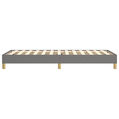 Boxspringframe Stof Donkergrijs 90 x 190 cm 25 cm
