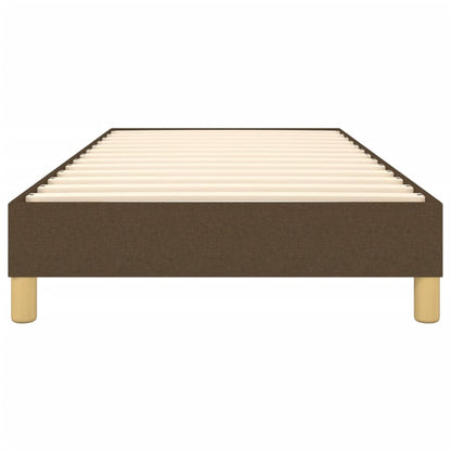 Boxspringframe stof donkerbruin 90x190 cm 90 x 190 cm 25 cm