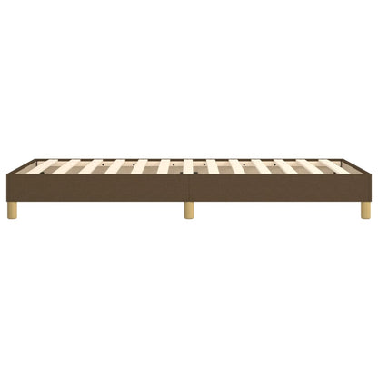 Boxspringframe stof donkerbruin 90x190 cm 90 x 190 cm 25 cm