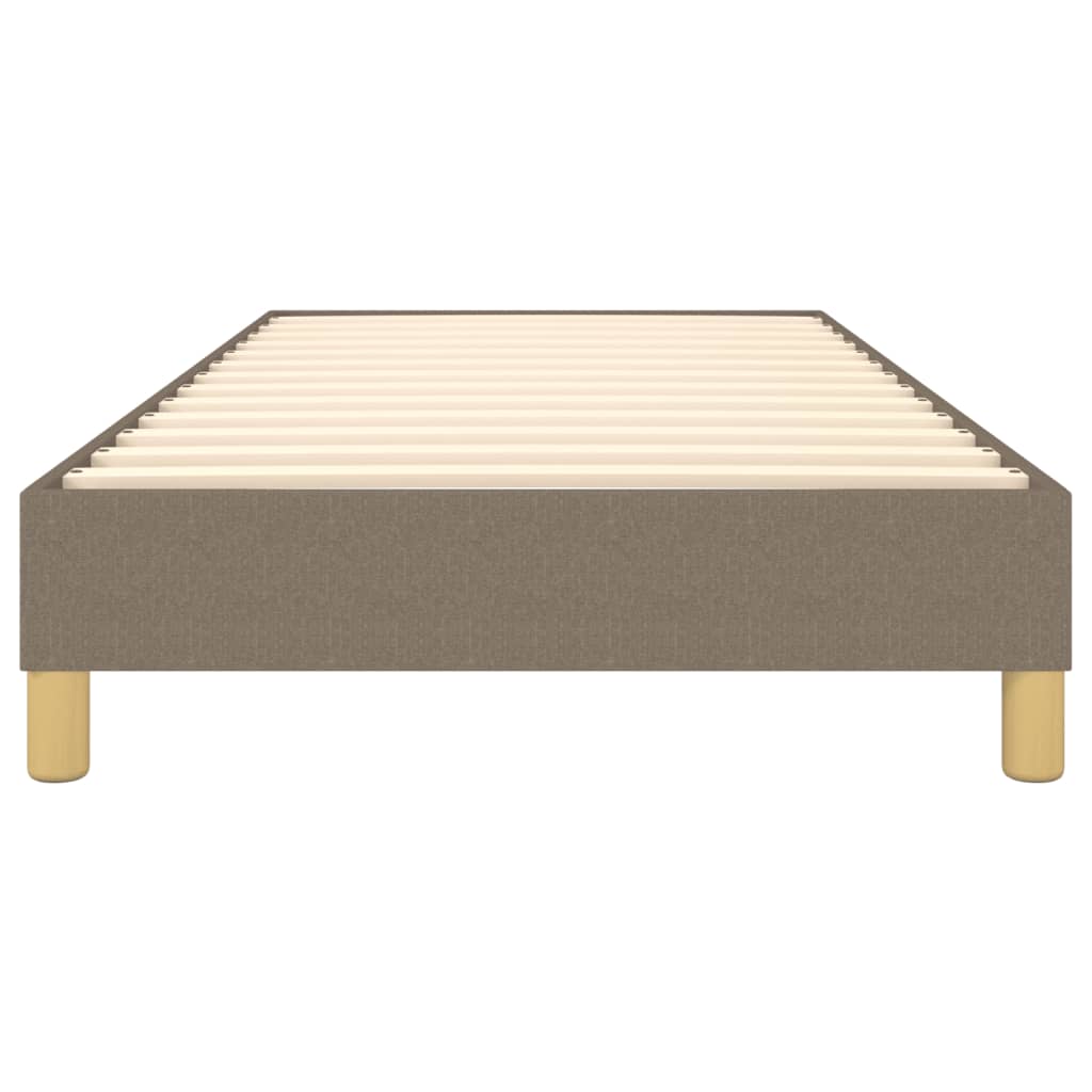 Boxspringframe stof taupe 90x190 cm 90 x 190 cm 25 cm