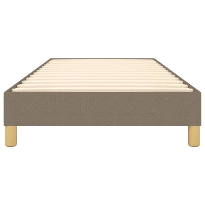 Boxspringframe stof taupe 90x190 cm 90 x 190 cm 25 cm