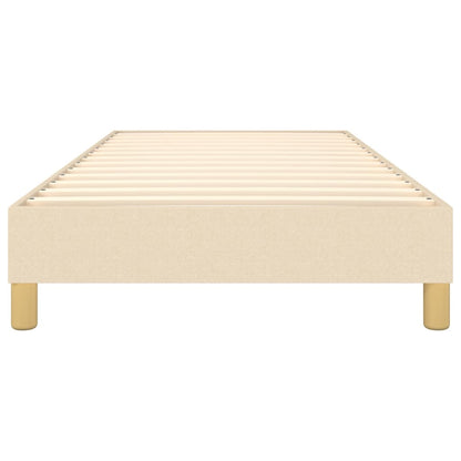 Boxspringframe Stof Kleurig Crème 90 x 190 cm 25 cm
