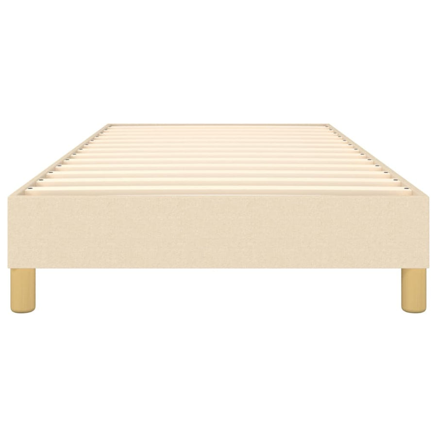Boxspringframe Stof Kleurig Crème 90 x 190 cm 25 cm