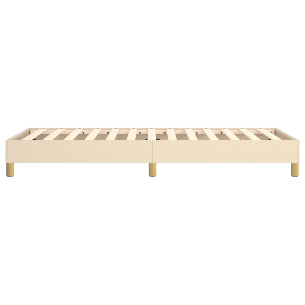 Boxspringframe Stof Kleurig Crème 90 x 190 cm 25 cm