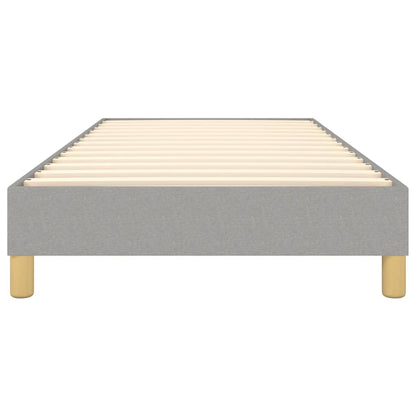 Boxspringframe Stof Lichtgrijs 90 x 200 cm 25 cm
