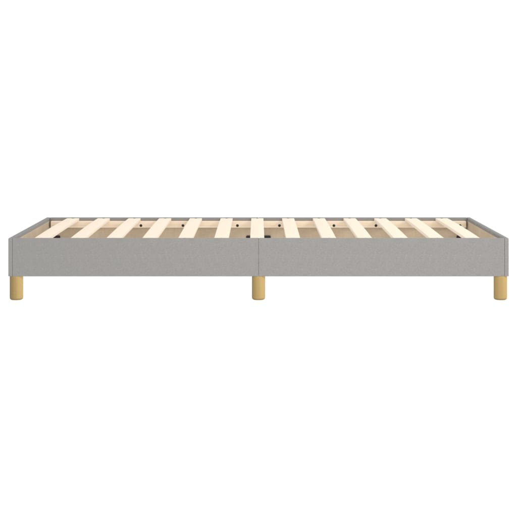 Boxspringframe Stof Lichtgrijs 90 x 200 cm 25 cm