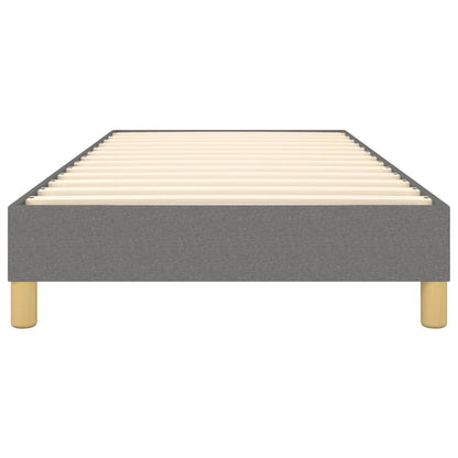 Boxspringframe Stof Donkergrijs 90 x 200 cm 25 cm