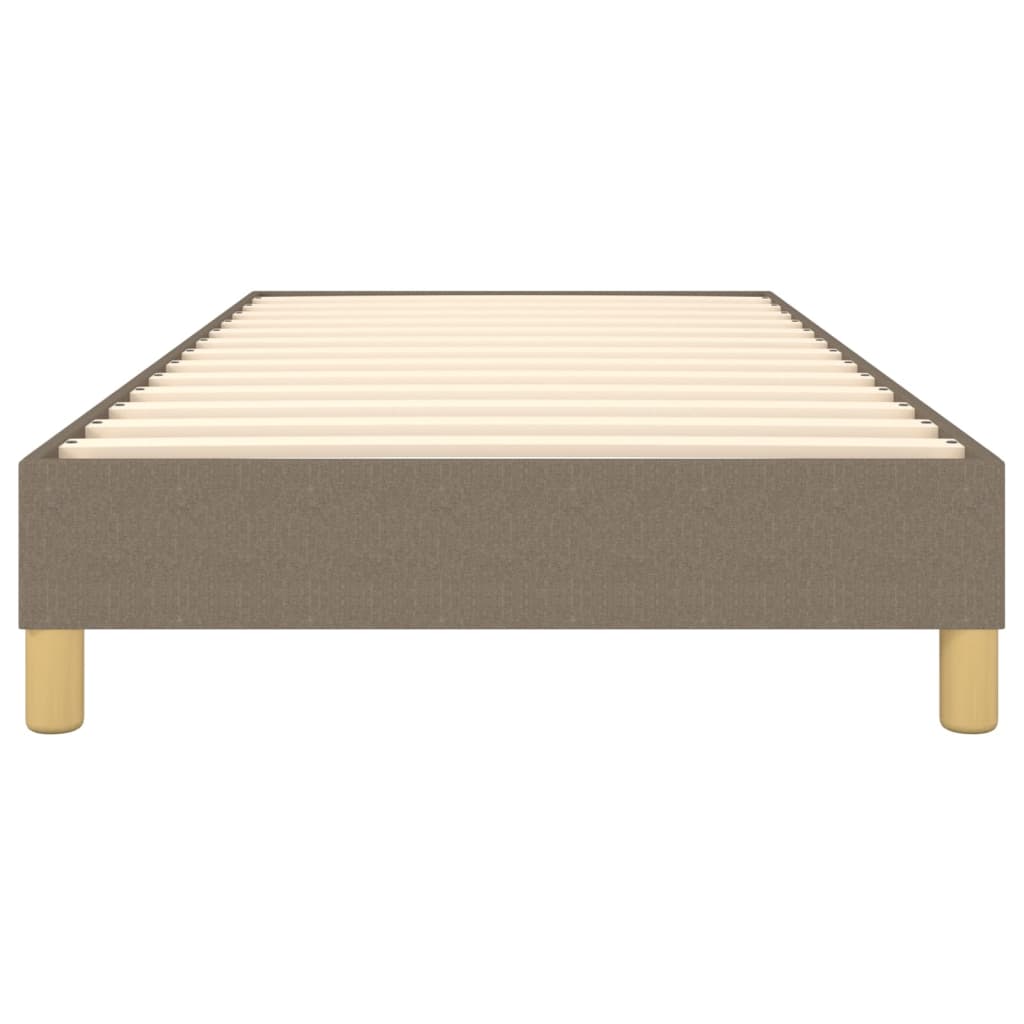 Boxspringframe stof taupe 90x200 cm 90 x 200 cm 25 cm