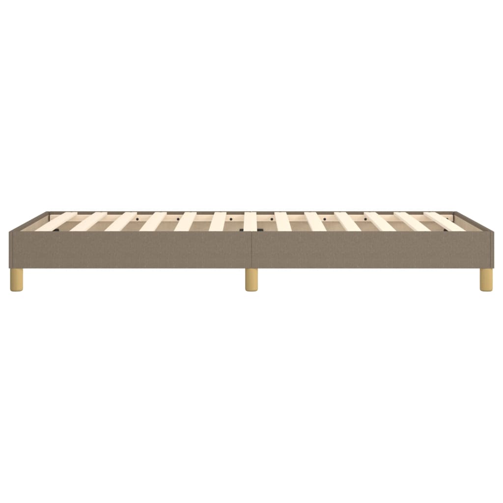 Boxspringframe stof taupe 90x200 cm 90 x 200 cm 25 cm