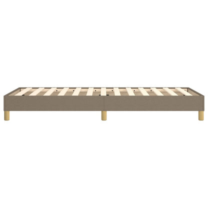 Boxspringframe stof taupe 90x200 cm 90 x 200 cm 25 cm