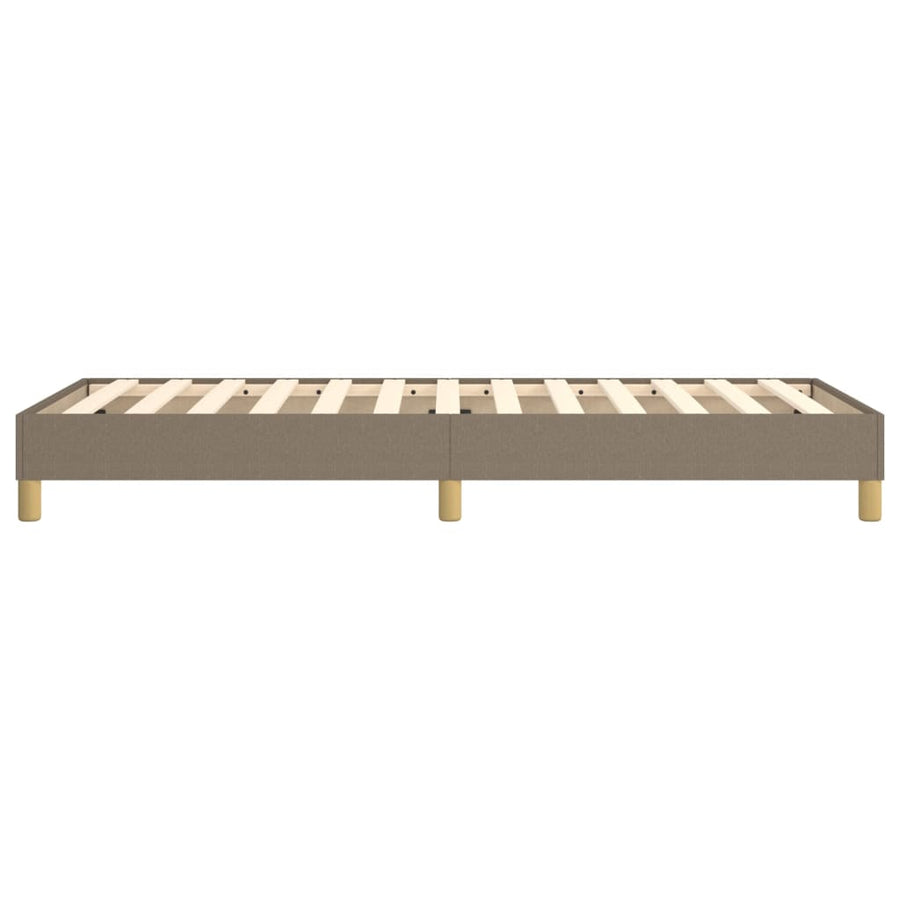 Boxspringframe stof taupe 90x200 cm 90 x 200 cm 25 cm
