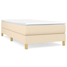 Boxspringframe Stof Kleurig Crème 90 x 200 cm 25 cm