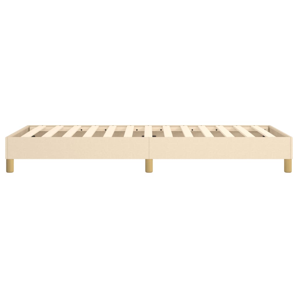 Boxspringframe Stof Kleurig Crème 90 x 200 cm 25 cm