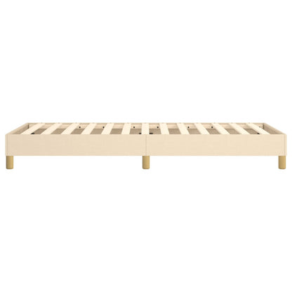 Boxspringframe Stof Kleurig Crème 90 x 200 cm 25 cm