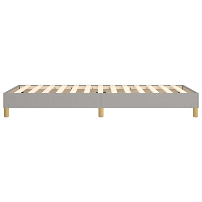 Boxspringframe Stof Lichtgrijs 100 x 200 cm 25 cm