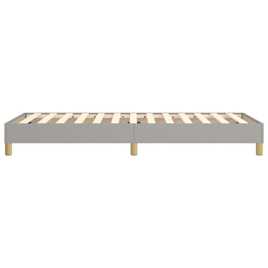Boxspringframe Stof Lichtgrijs 100 x 200 cm 25 cm
