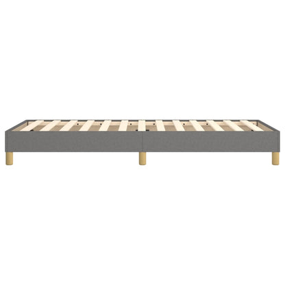 Boxspringframe Stof Donkergrijs 100 x 200 cm 25 cm