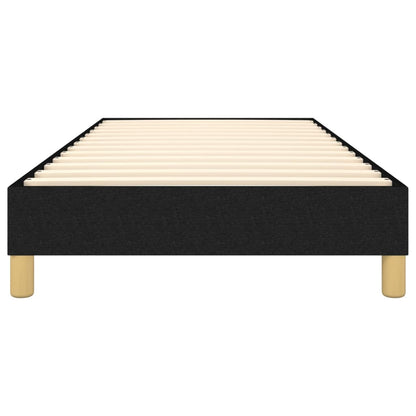 Boxspringframe Stof Zwart 100 x 200 cm 25 cm