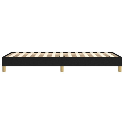 Boxspringframe Stof Zwart 100 x 200 cm 25 cm