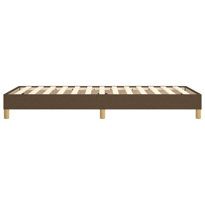 Boxspringframe stof donkerbruin 100x200 cm 100 x 200 cm 25 cm