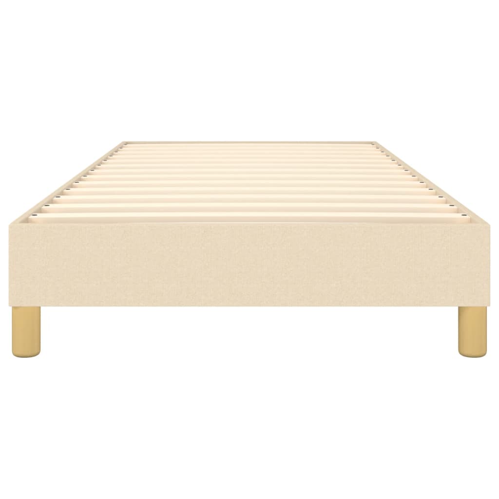 Boxspringframe Stof Crème 100 x 200 cm 25 cm