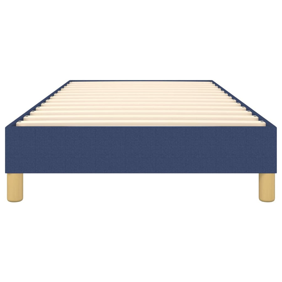 Boxspring Bedframe Stof Blauw 100 x 200 cm 25 cm