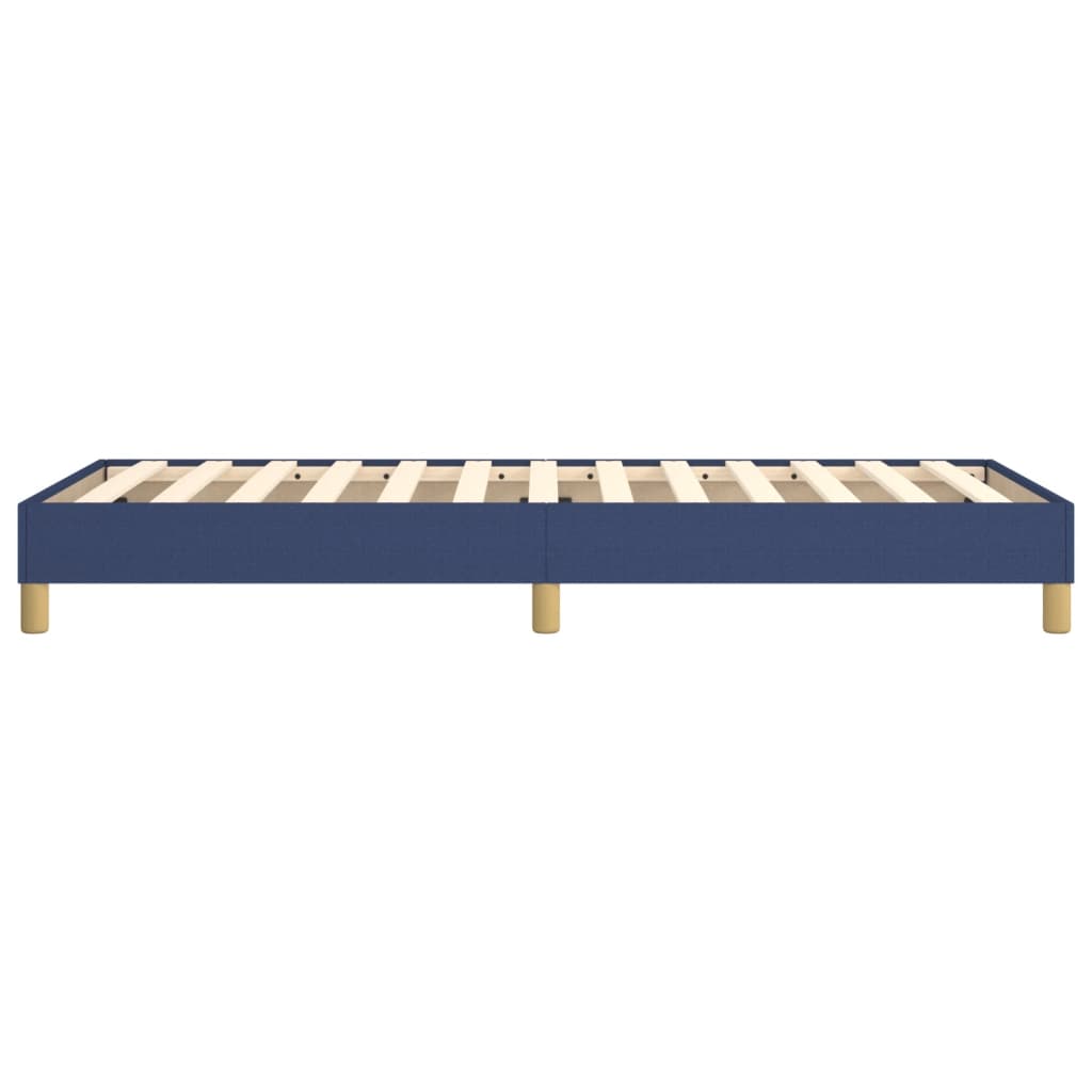 Boxspring Bedframe Stof Blauw 100 x 200 cm 25 cm