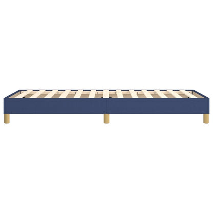 Boxspring Bedframe Stof Blauw 100 x 200 cm 25 cm