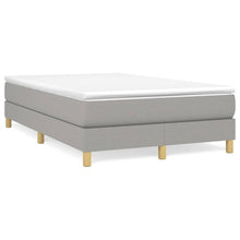 Boxspringframe Stof Lichtgrijs 120 x 200 cm 25 cm