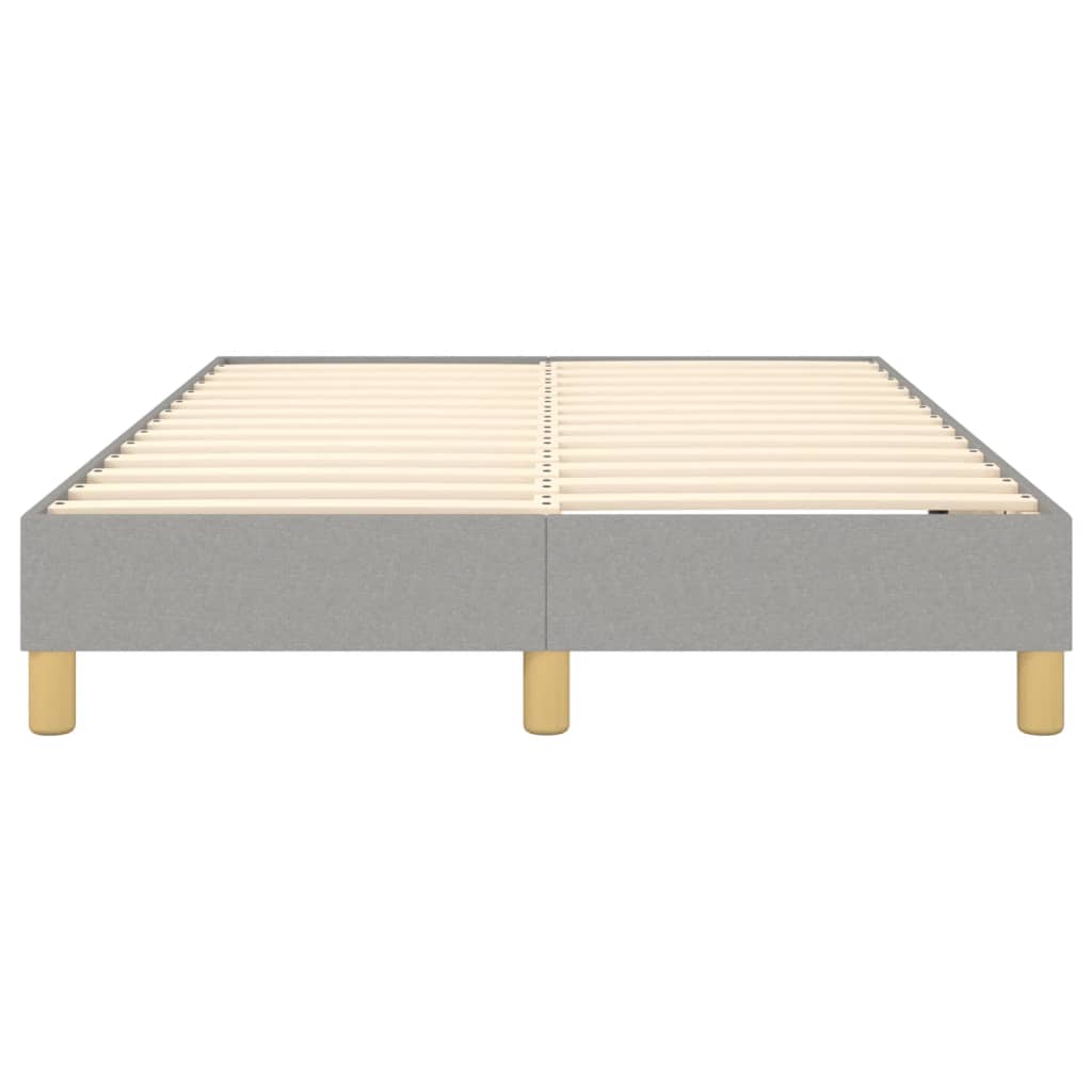 Boxspringframe Stof Lichtgrijs 120 x 200 cm 25 cm