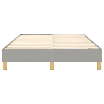 Boxspringframe Stof Lichtgrijs 120 x 200 cm 25 cm
