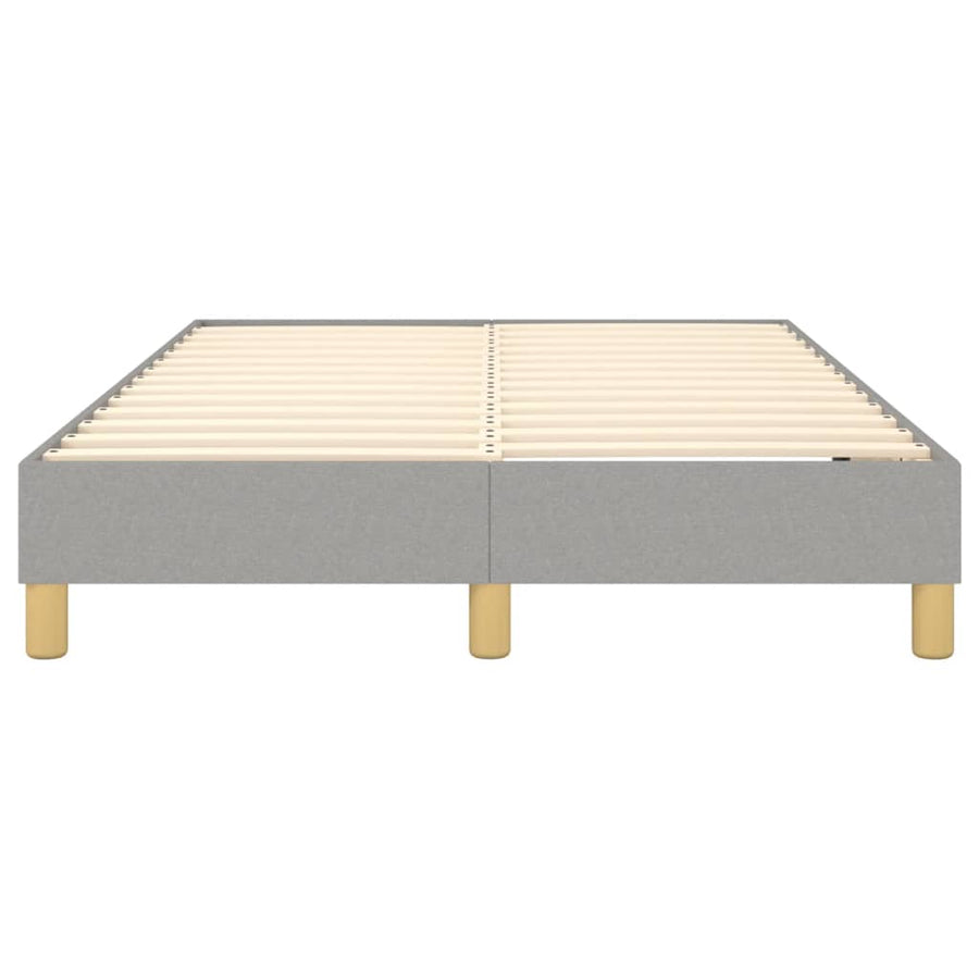 Boxspringframe Stof Lichtgrijs 120 x 200 cm 25 cm