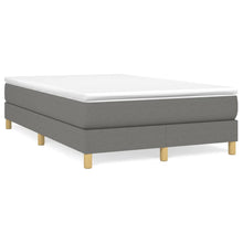 Boxspringframe Stof Donkergrijs 120 x 200 cm 25 cm