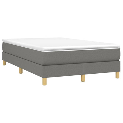 Boxspringframe Stof Donkergrijs 120 x 200 cm 25 cm