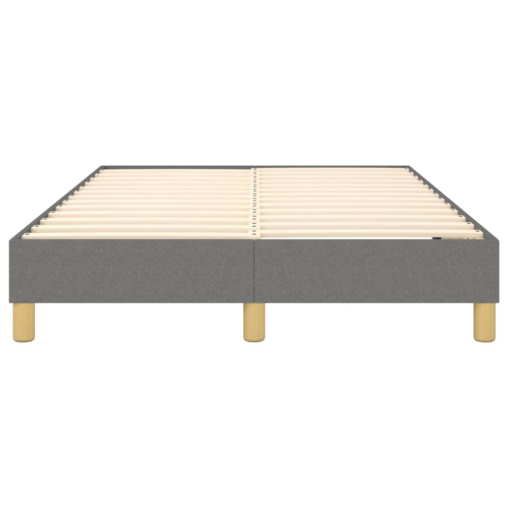 Boxspringframe Stof Donkergrijs 120 x 200 cm 25 cm