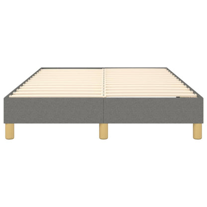 Boxspringframe Stof Donkergrijs 120 x 200 cm 25 cm