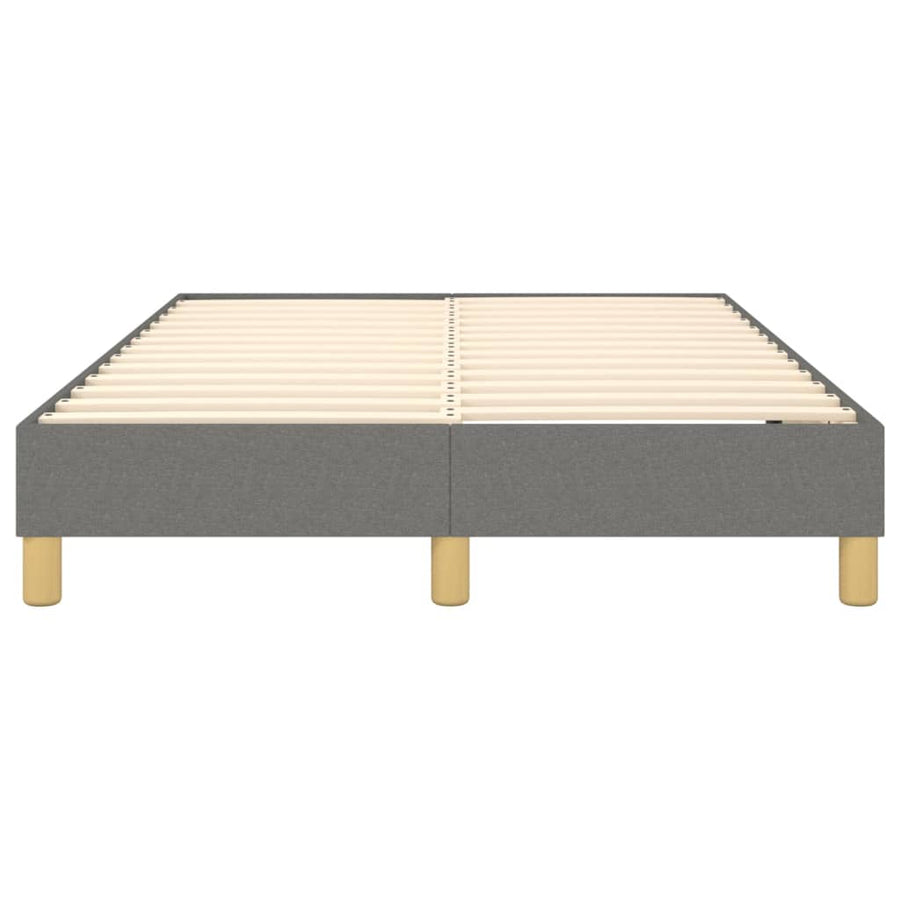 Boxspringframe Stof Donkergrijs 120 x 200 cm 25 cm