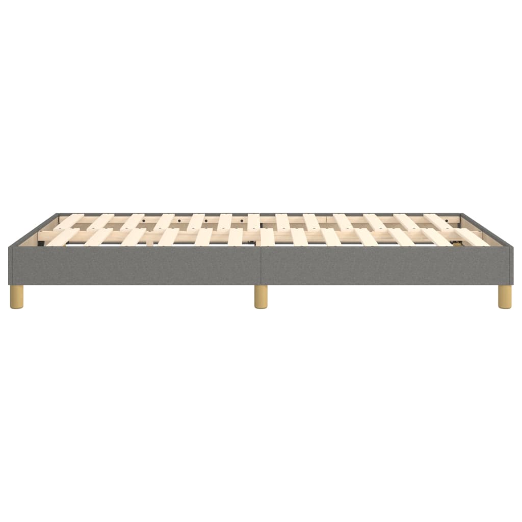 Boxspringframe Stof Donkergrijs 120 x 200 cm 25 cm