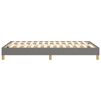 Boxspringframe Stof Donkergrijs 120 x 200 cm 25 cm