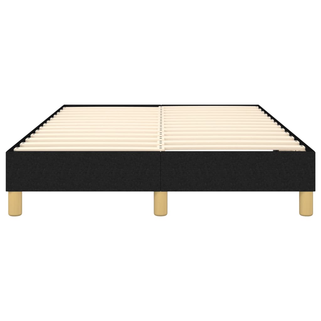 Boxspringframe Stof Zwart 120 x 200 cm 25 cm