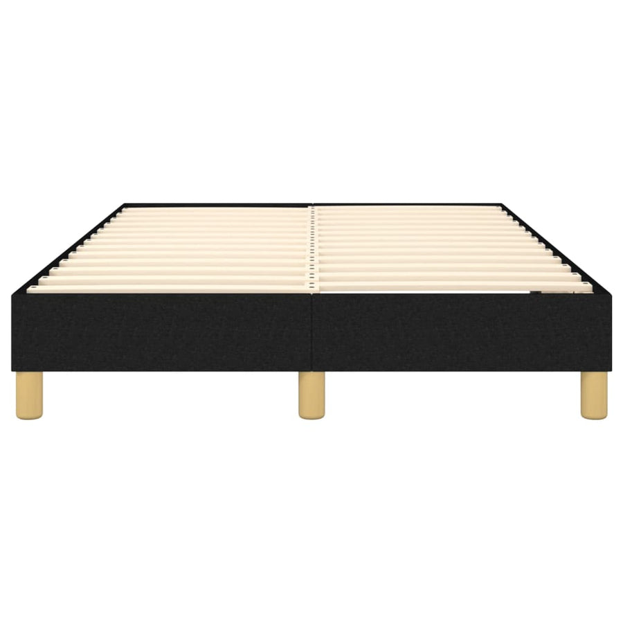 Boxspringframe Stof Zwart 120 x 200 cm 25 cm