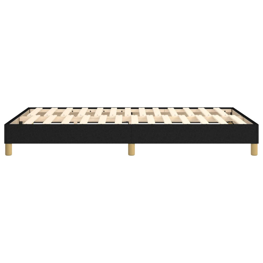 Boxspringframe Stof Zwart 120 x 200 cm 25 cm