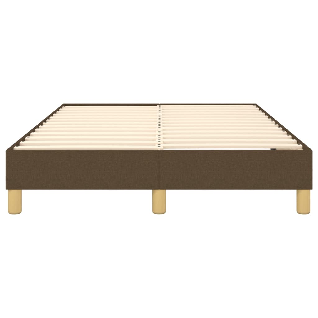 Boxspringframe stof donkerbruin 120x200 cm 120 x 200 cm 25 cm