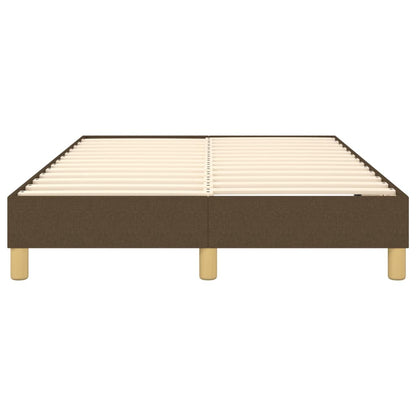 Boxspringframe stof donkerbruin 120x200 cm 120 x 200 cm 25 cm